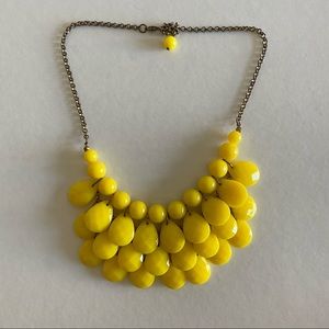Yellow Statement Necklace
